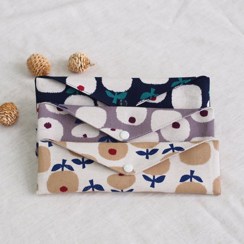 餐具袋 收纳袋 圆仔花 三色 - 收纳用品 - 棉．麻 