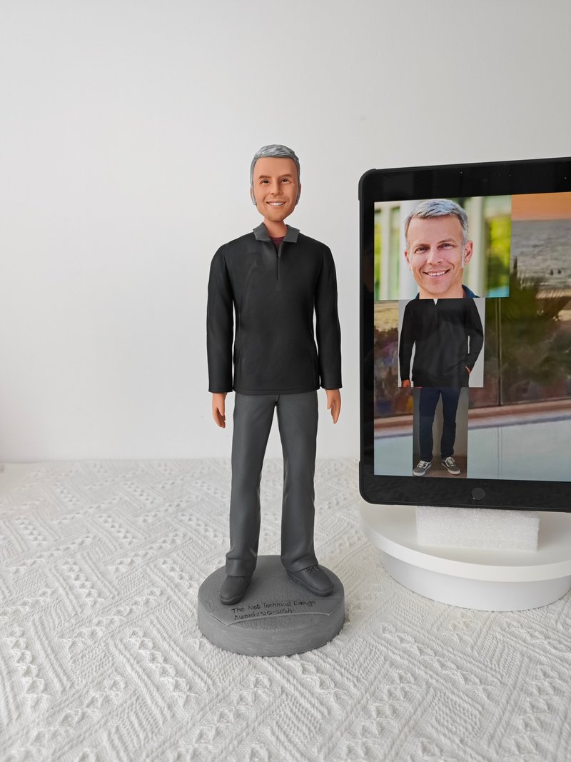 客制化人物公仔 人偶 3D人像画 似颜绘 肖像 定制 生日 纪念 礼物 - 玩偶/公仔 - 粘土 多色