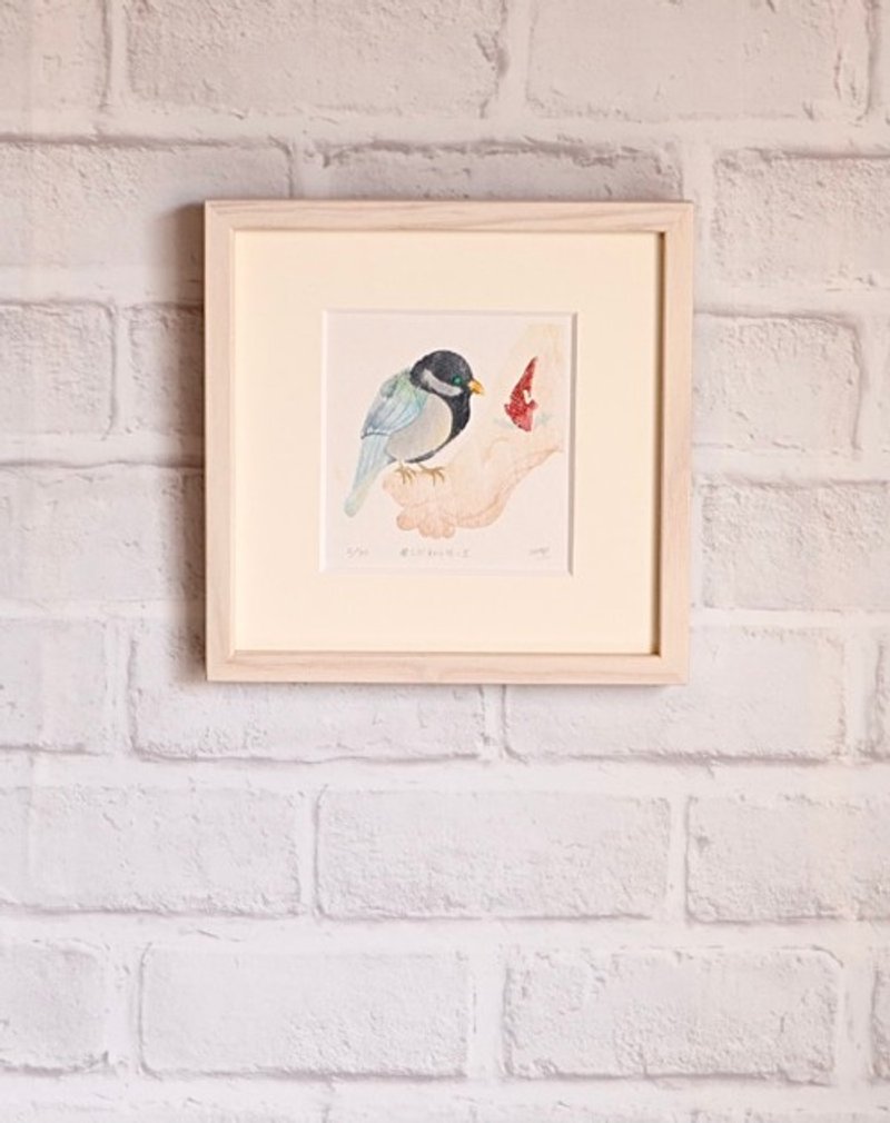 [已装框] 木版画《只有你知道2》 - 海报/装饰画/版画 - 其他材质 