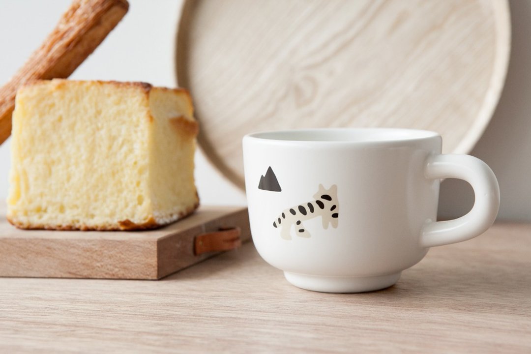 TUBE MILK CUP - Tiger - 咖啡杯/马克杯 - 其他材质 