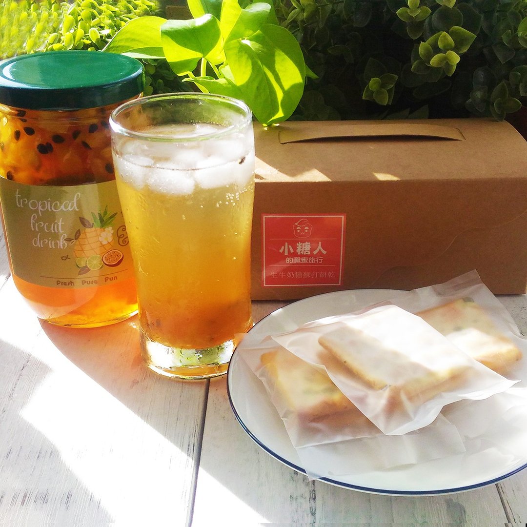 【夏日餐桌特价组】水果茶酱(1瓶)+牛奶糖饼干(1盒/12片) - 果酱/抹酱 - 新鲜食材 