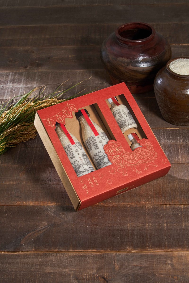 <送礼自用两相宜>米罐子Limited Edition Large大气喜气洋洋过年过节礼盒300gx2+800gx2 *年末周年庆抢购* - 面/面线/米粉 - 新鲜食材 白色