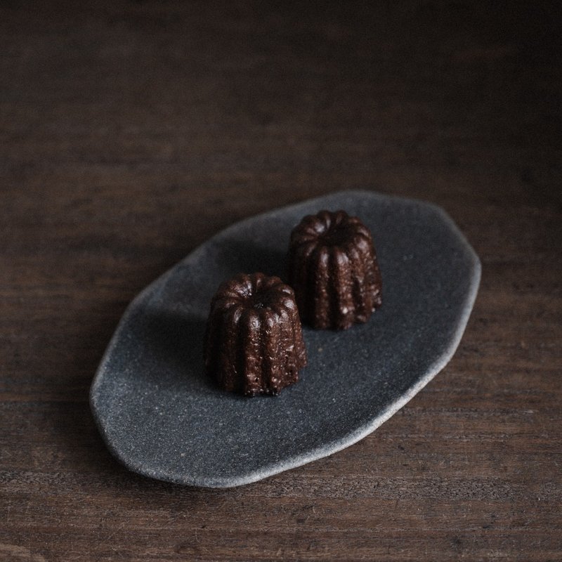 石椭豆皿  尘星 - 盘子/餐盘/盘架 - 陶 