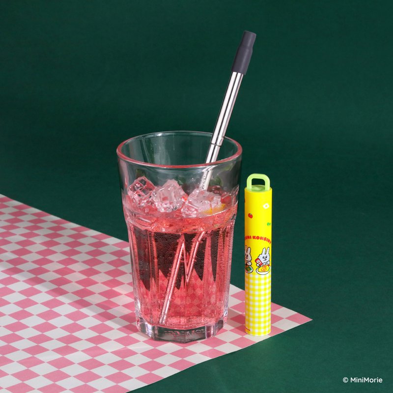 环保饮管 BUNNI KONBINY - 奄列蛋 网红联名 - 环保吸管 - 其他材质 