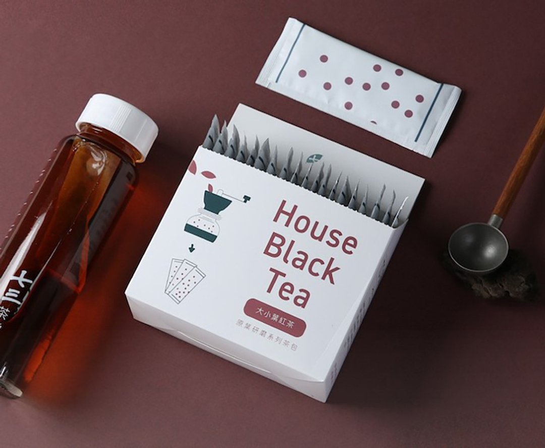 【原叶研磨系列】大小叶红茶 House Black Tea-入门款茶包20入 - 茶 - 纸 白色