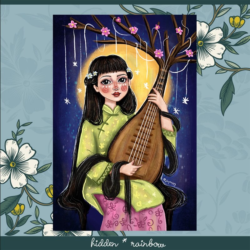 原弹插画明信片艺术印刷品 - 卡片/明信片 - 其他材质 蓝色