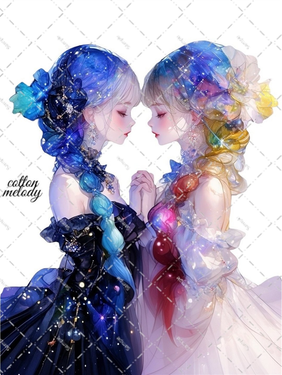 original sticker no.6782 人物贴纸 原创贴纸 人物贴纸 女孩贴纸 原创人物贴纸 - 贴纸 - 纸 
