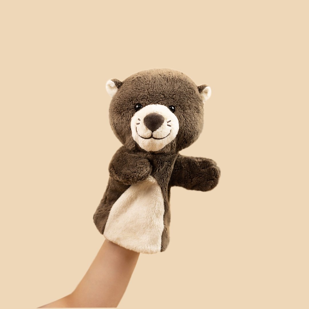 SimpliCute | Walter the Otter Hand Puppet 海獭手偶 - 玩偶/公仔 - 其他人造纤维 咖啡色