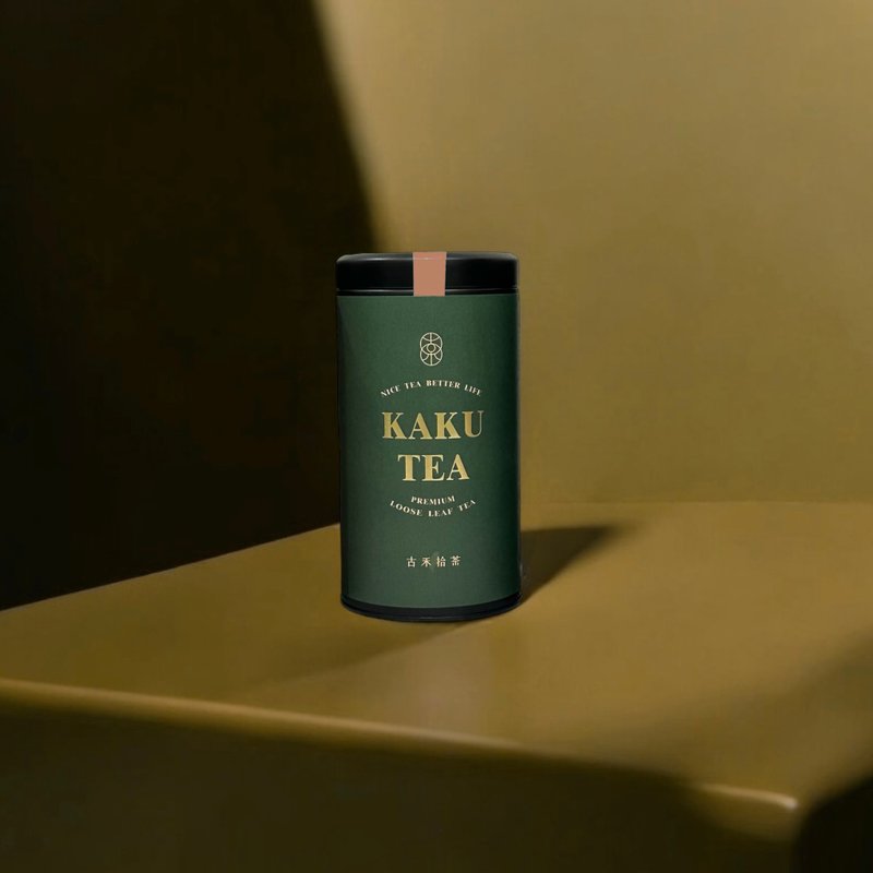 KAKU TEA │朝露 冻顶乌龙茶(60g) 台湾好茶 原叶茶  经典精致罐 - 茶 - 其他材质 咖啡色