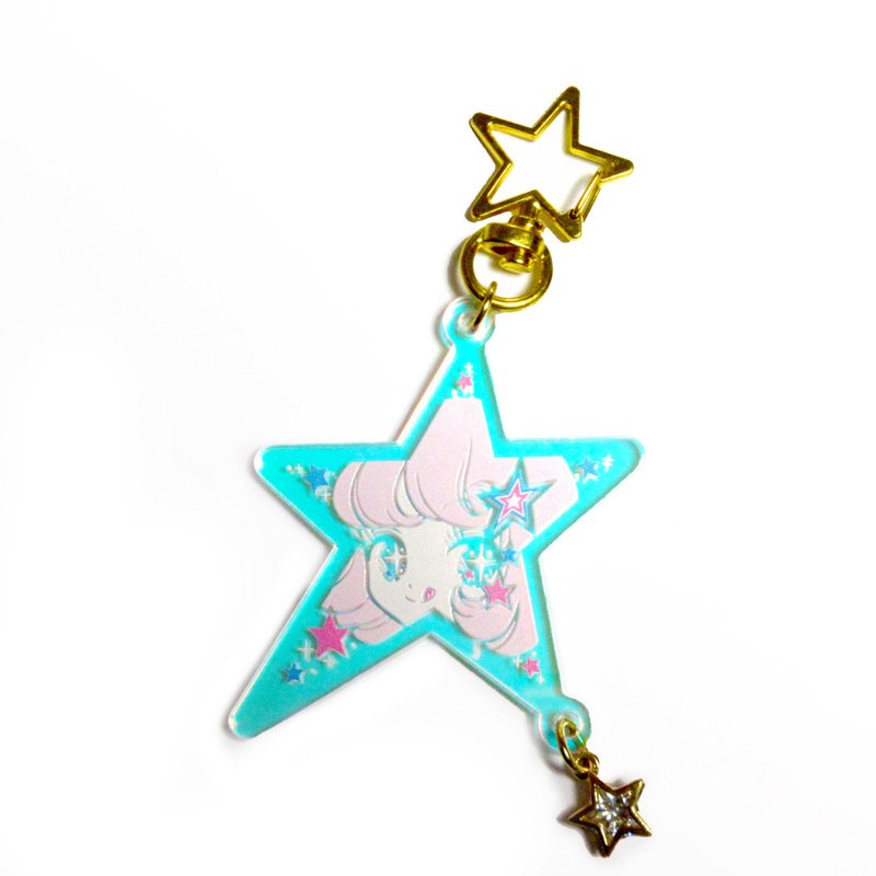 Iconic Star / 钥匙圈 - 胸针 - 压克力 多色