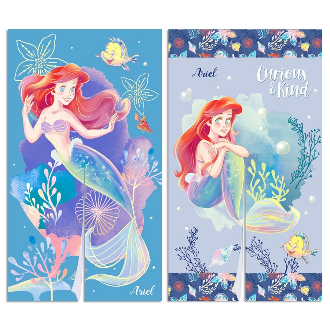 【Disney 迪士尼】数位印花对开长门帘-小美人鱼系列 - 门帘/门牌 - 聚酯纤维 