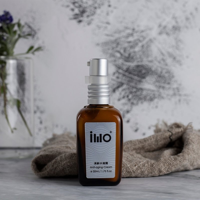 冻龄水凝霜 50ml - 淡化细纹紧致肌肤 - 男性清洁护肤品 - 植物．花 橘色