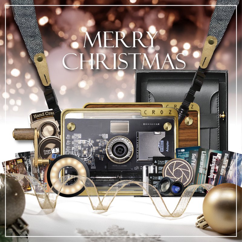 【20MP】2025 圣诞节 CROZ顶级相机套装 - 相机 - 纸 灰色