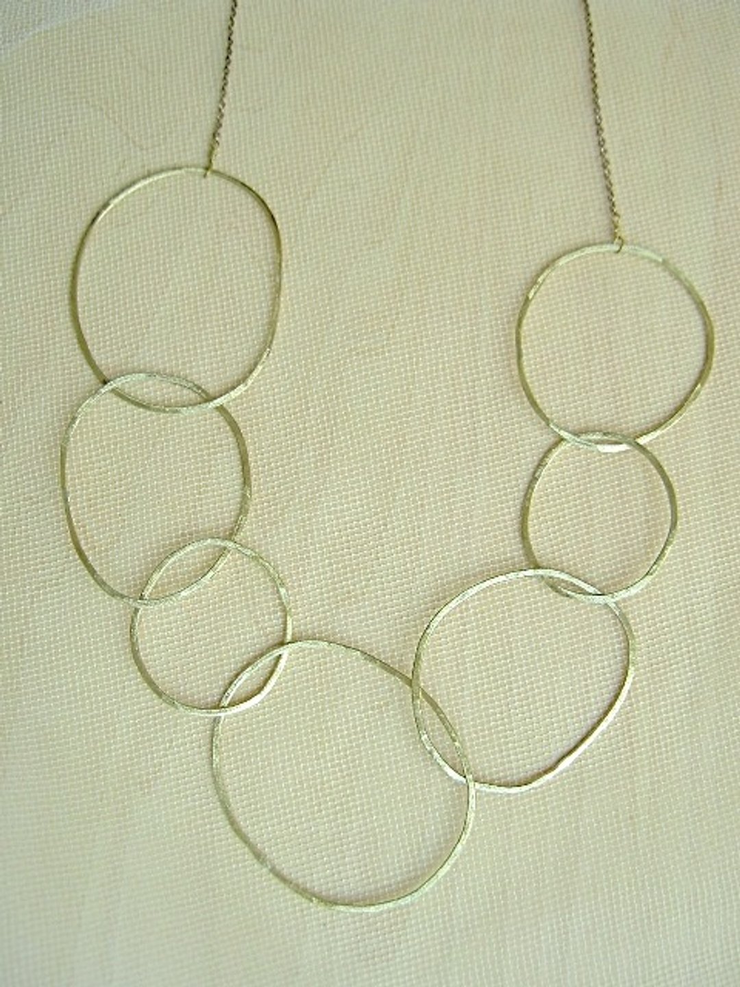 Seven-wheeled necklace - 项链 - 其他金属 金色