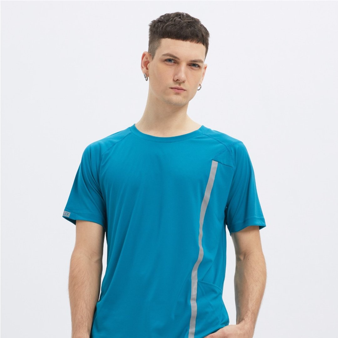 SPORTSWEAR - 拉格兰袖上衣-深海绿 - 男装上衣/T 恤 - 聚酯纤维 蓝色