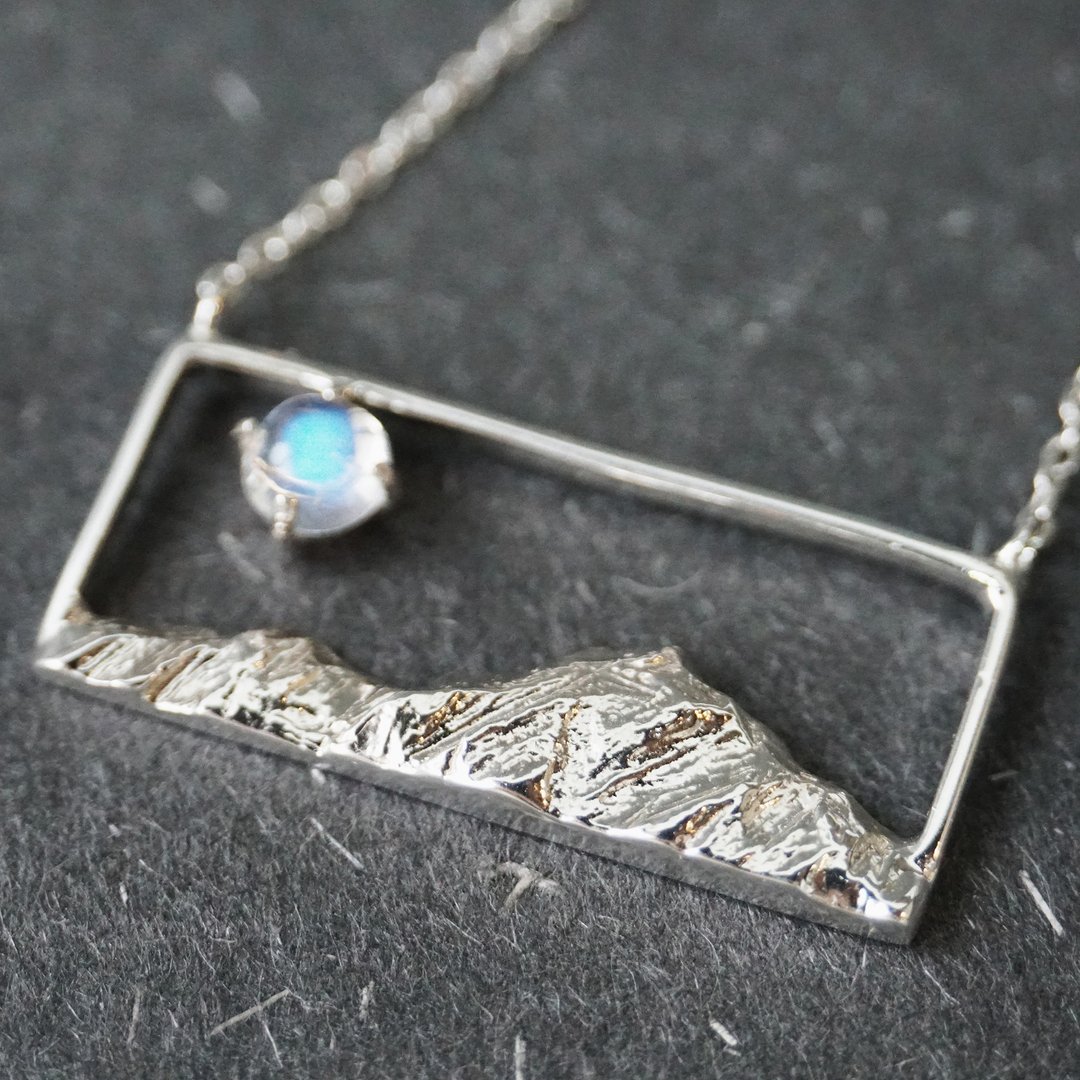 地平线项链 Horizon Necklace 旅程系列 925纯银 - 项链 - 其他金属 银色