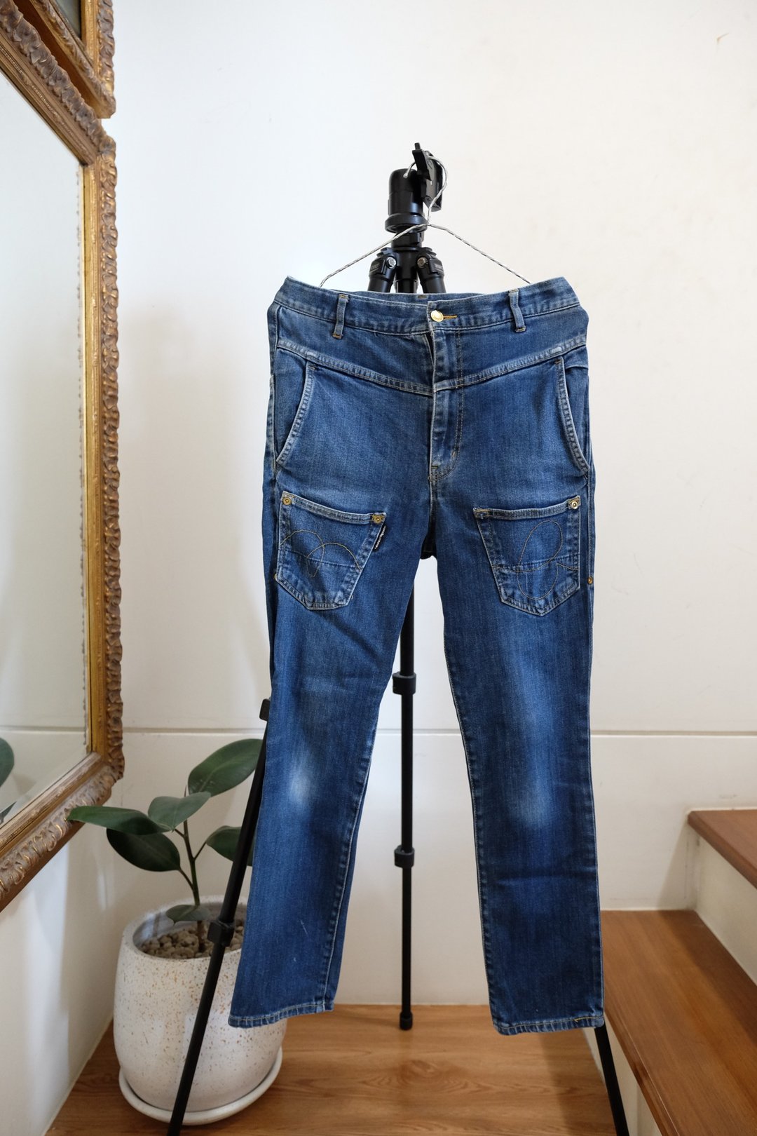 Vintage Issey Miyake Miyake Mercibeaucoup, Jeans - 男士长裤 - 棉．麻 