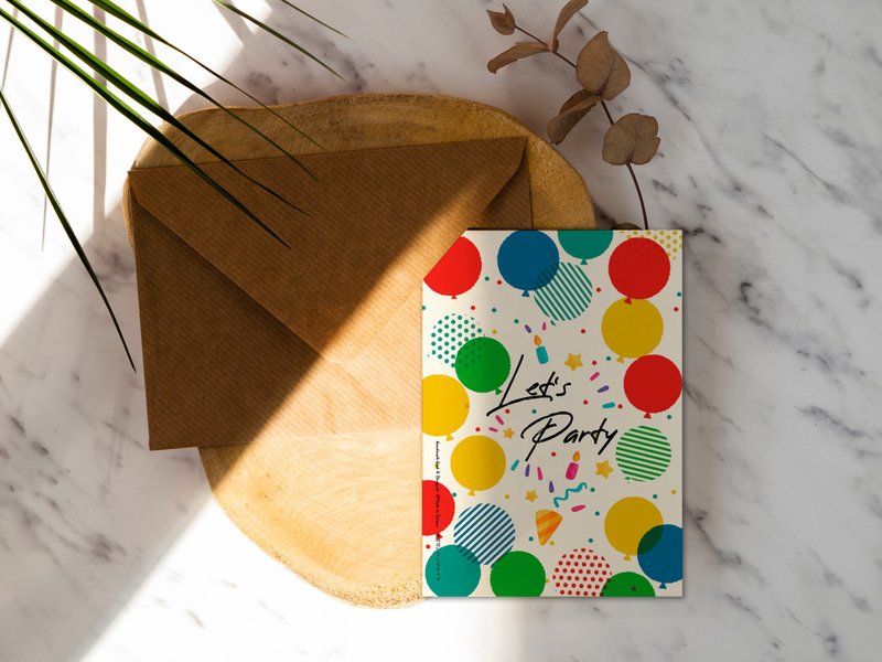 Let s Party【CM19003】洛可可草莓 手创明信片 圣诞卡片含信封 - 卡片/明信片 - 纸 