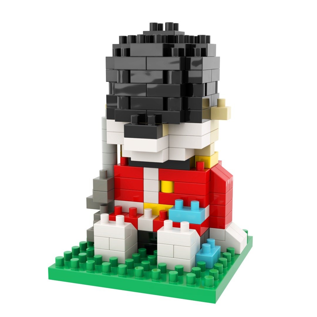 Archbrick 日本柴犬 - 英国御林军版 微积木 - 玩偶/公仔 - 塑料 多色