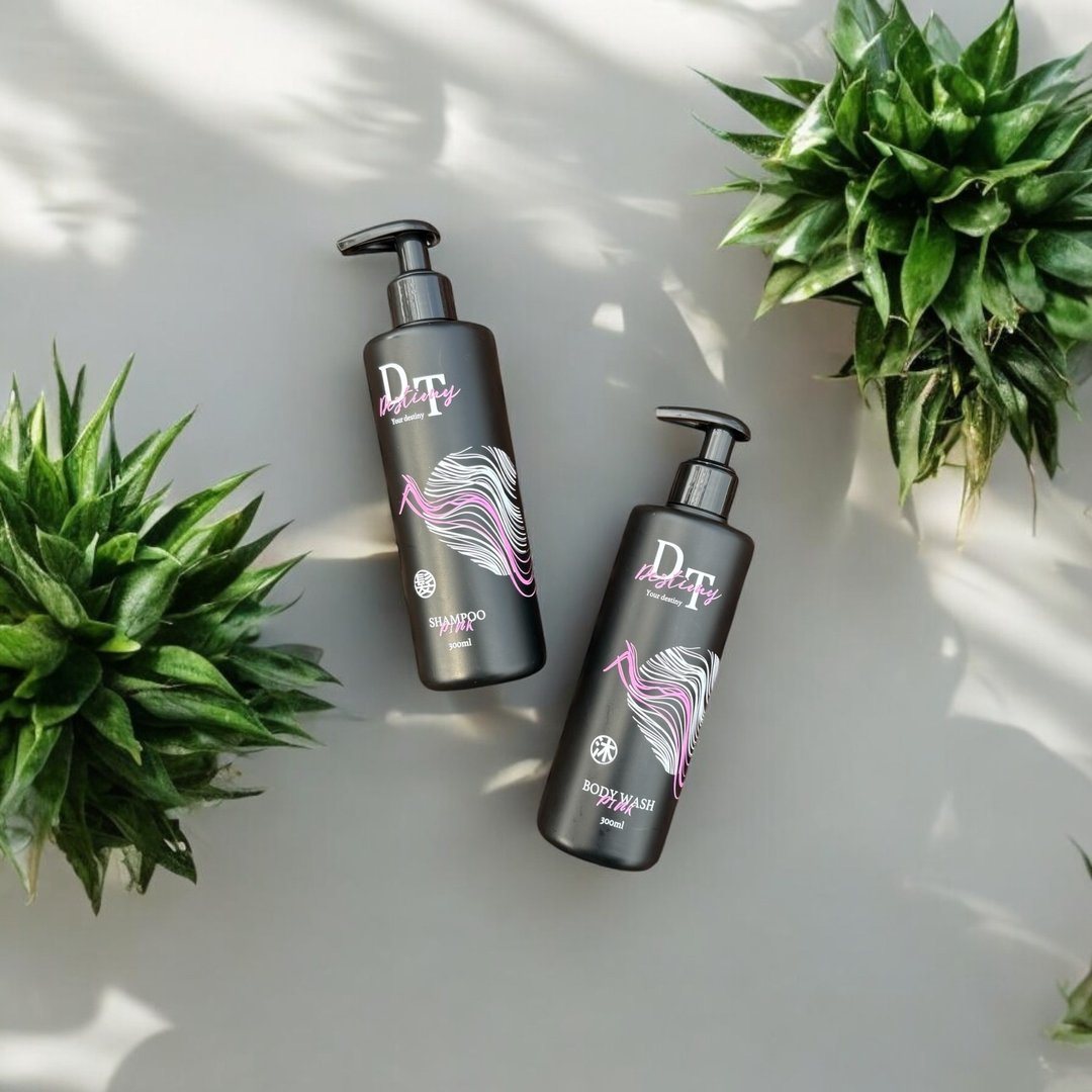 蜜韵洗沐组合【Destimy】丹蕬蒂尹 粉系列 - 旅行套装 - 浓缩/萃取物 粉红色