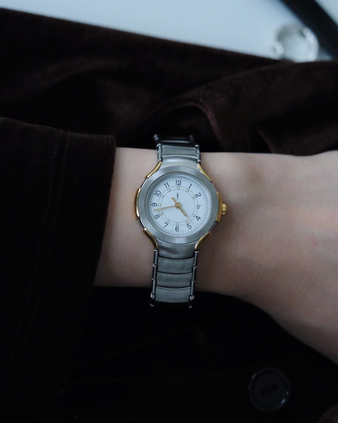 Vintage YSL Watch 古董表 - 女表 - 不锈钢 银色
