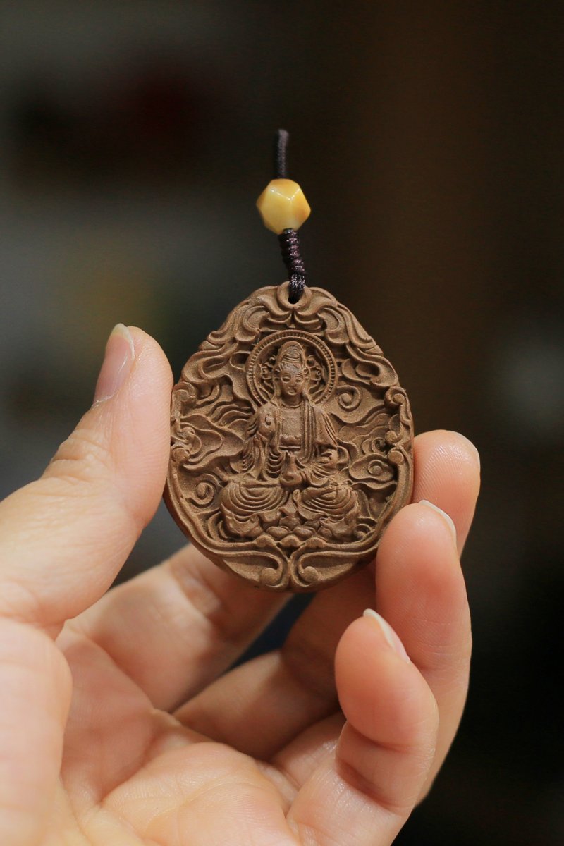 壹染指香品 | 秋的味道 | 木樨香 观音 | 接单定制 - 项链 - 植物．花 