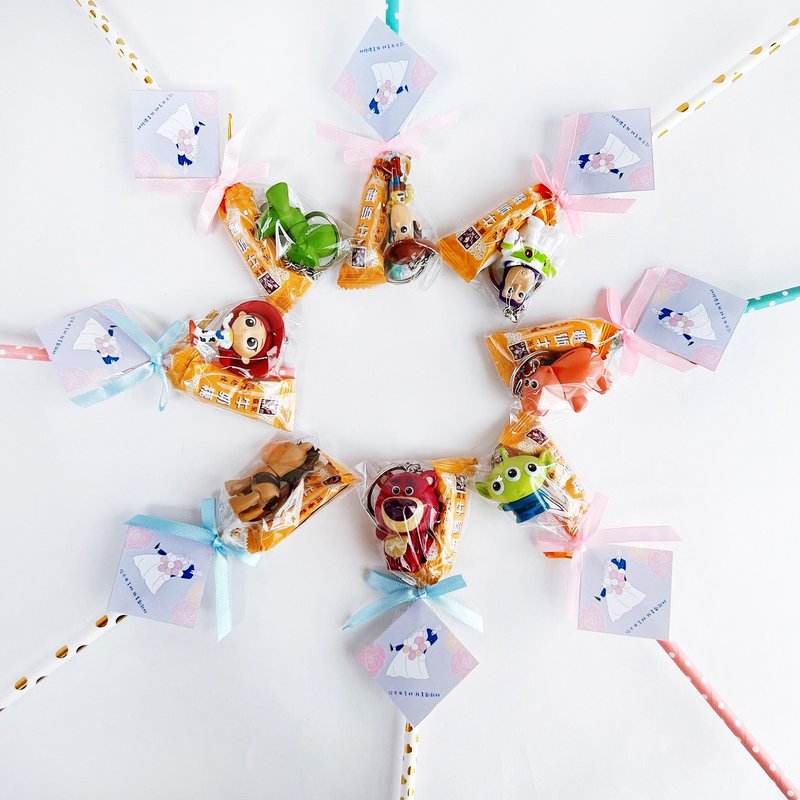 定制似颜绘 | 定制化吊饰糖果棒 婚礼小物  二进礼 毕业礼 位上礼 - 零食/点心 - 新鲜食材 白色