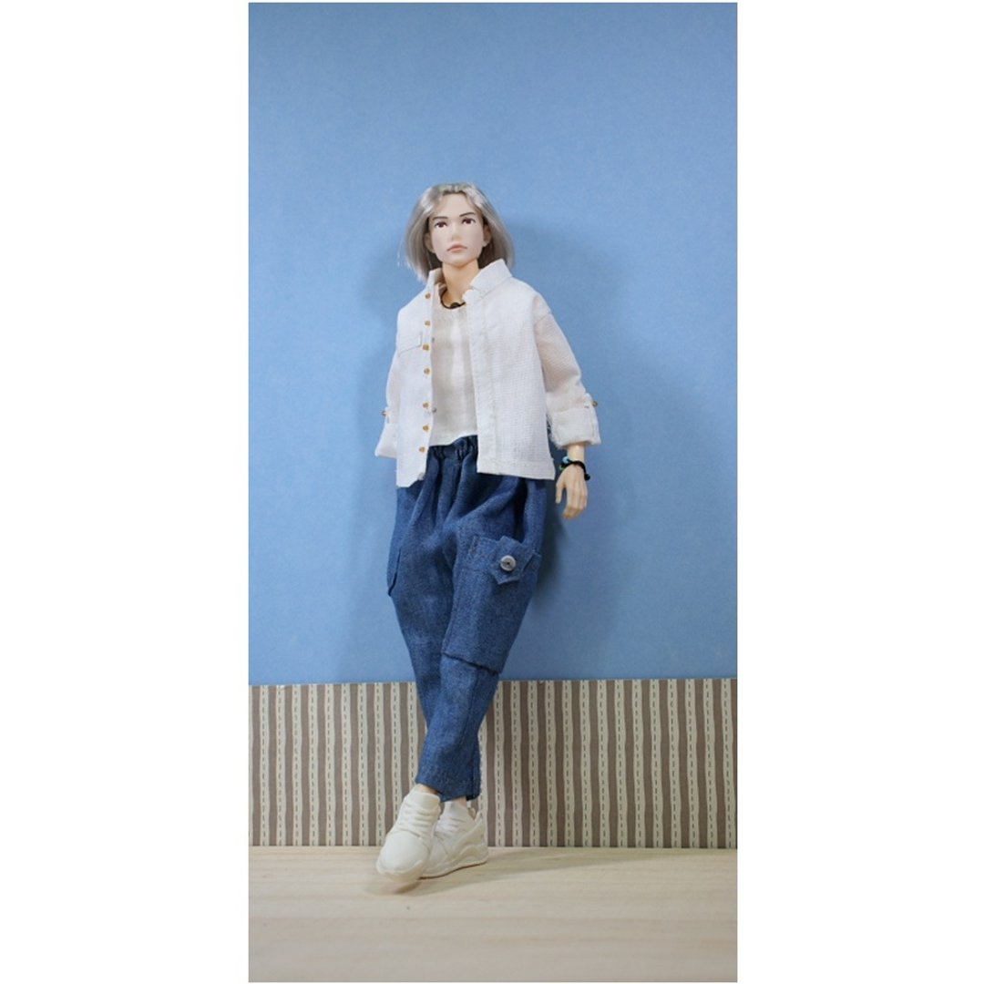 3 件套娃娃 easylook 九八桃子 Bts 服装 - 玩偶/公仔 - 棉 