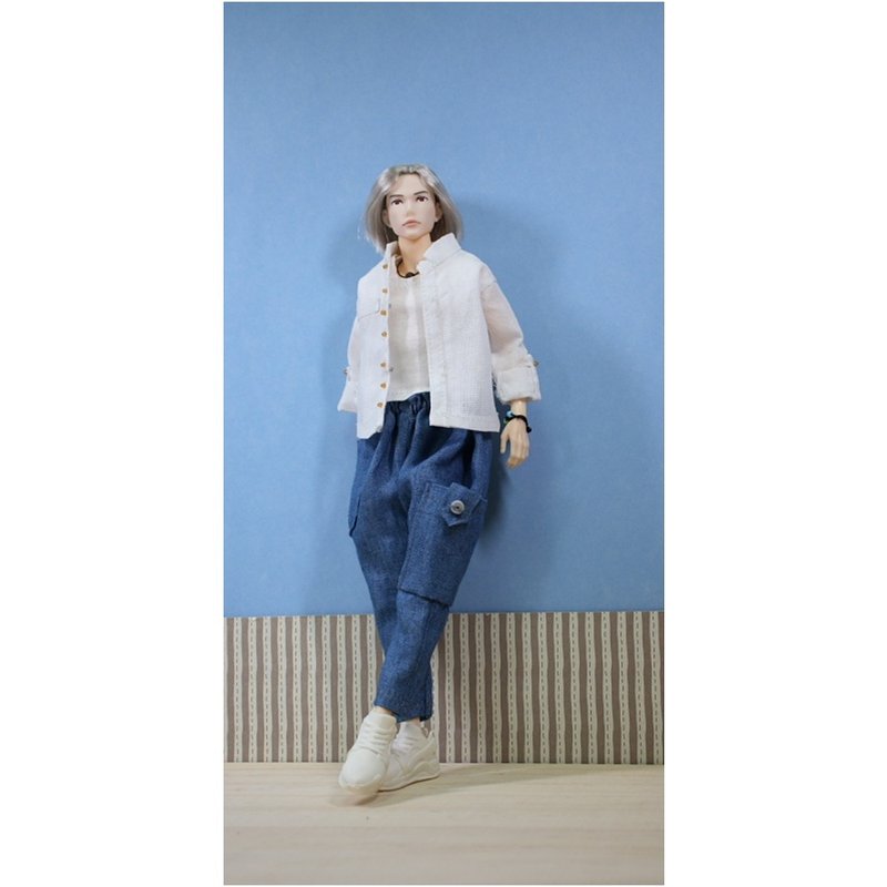 3 件套娃娃 easylook 九八桃子 Bts 服装 - 玩偶/公仔 - 棉．麻 