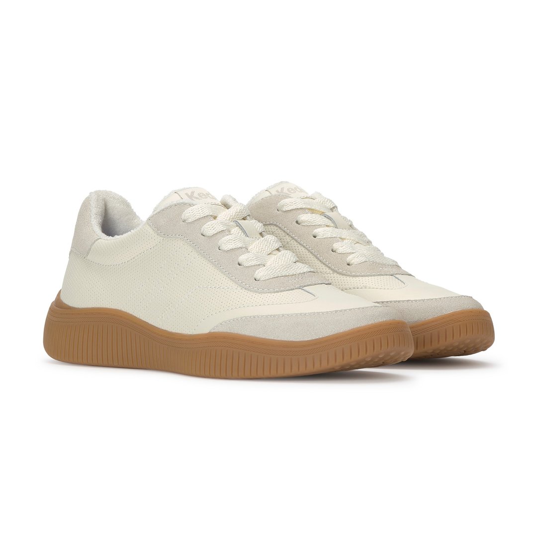Keds Contest Lace Up 皮革绒面拼接休闲鞋 女鞋 WH68908 - 女款休闲鞋 - 真皮 