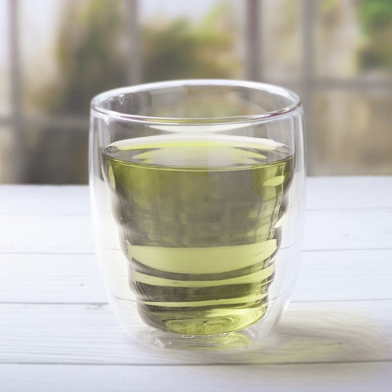 丹麦QDO Elements (Wood) 双层玻璃杯 - 木 / 3款尺寸 / 1盒2只 - 玻璃杯 - 玻璃 透明