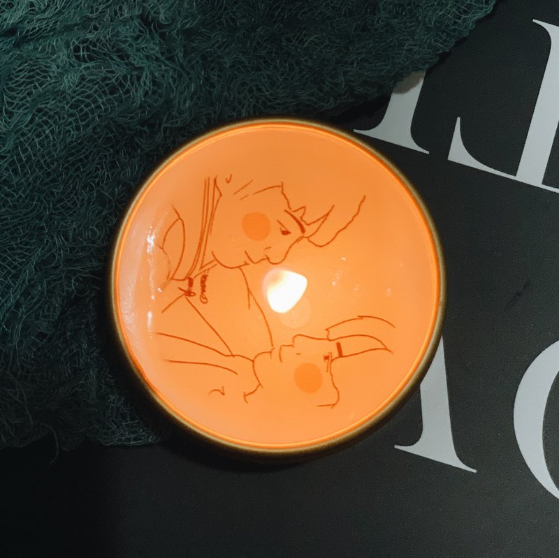 福袋-似颜绘定制化告白蜡烛 & 小露营杯装大豆蜡香薰蜡烛 - 香薰/精油/线香 - 其他材质 