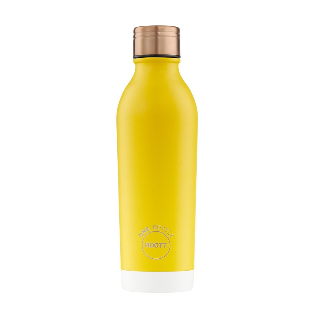 【英国Root7】雾黄不锈钢随行保温杯-500ml - 水瓶/水壶 - 不锈钢 多色