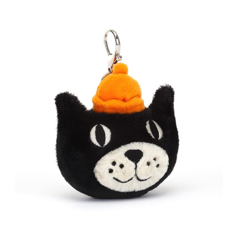 Jellycat Bag Charm 经典果冻猫 吉利猫 猫老板 - 吊饰 - 聚酯纤维 黑色