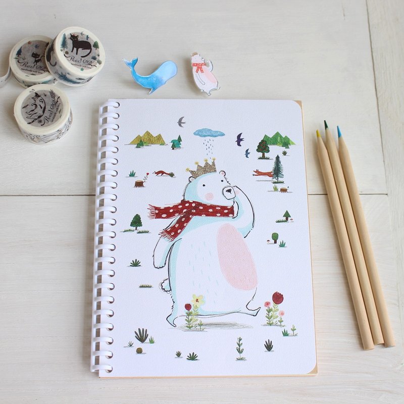 白熊笔记本 无时效手帐  I 第六个故事 白熊王 - 笔记本/手帐 - 纸 白色