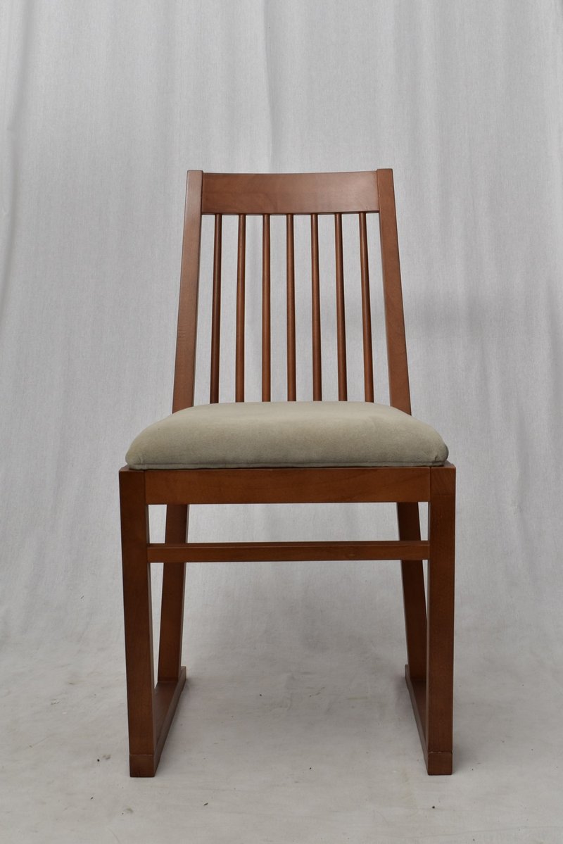 山毛榉实木餐椅 TS-249 - 椅子/沙发 - 木头 咖啡色