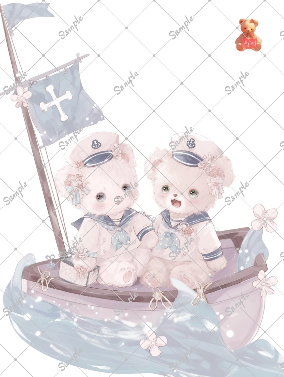 原创人物贴纸 装饰贴纸 内含 5 枚 - 贴纸 - 纸 