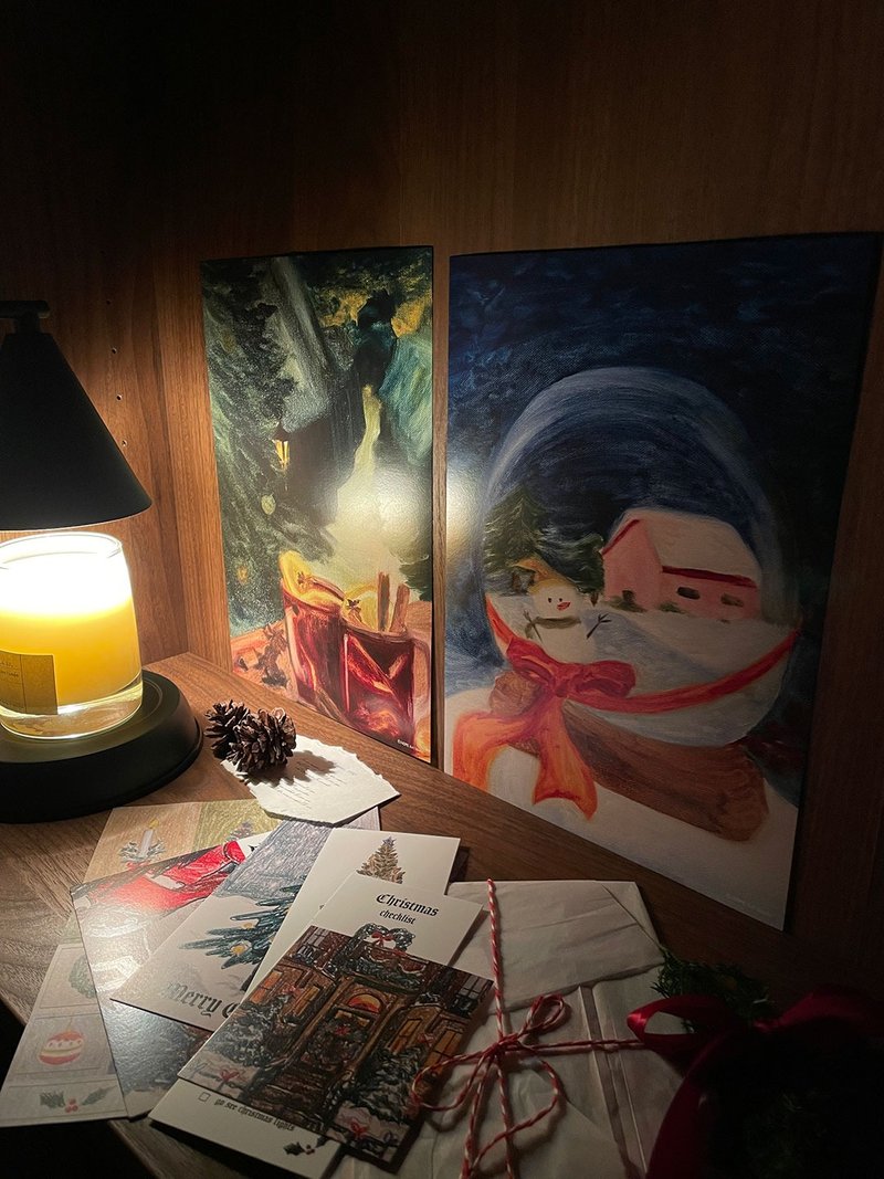 【圣诞礼物Christmas】圣诞海报(A4)-B - 海报/装饰画/版画 - 纸 多色