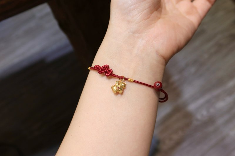 2026年马年本命年红绳手绳 诸事顺意马上有钱 紫金砂如意结生肖马 - 手链/手环 - 水晶 