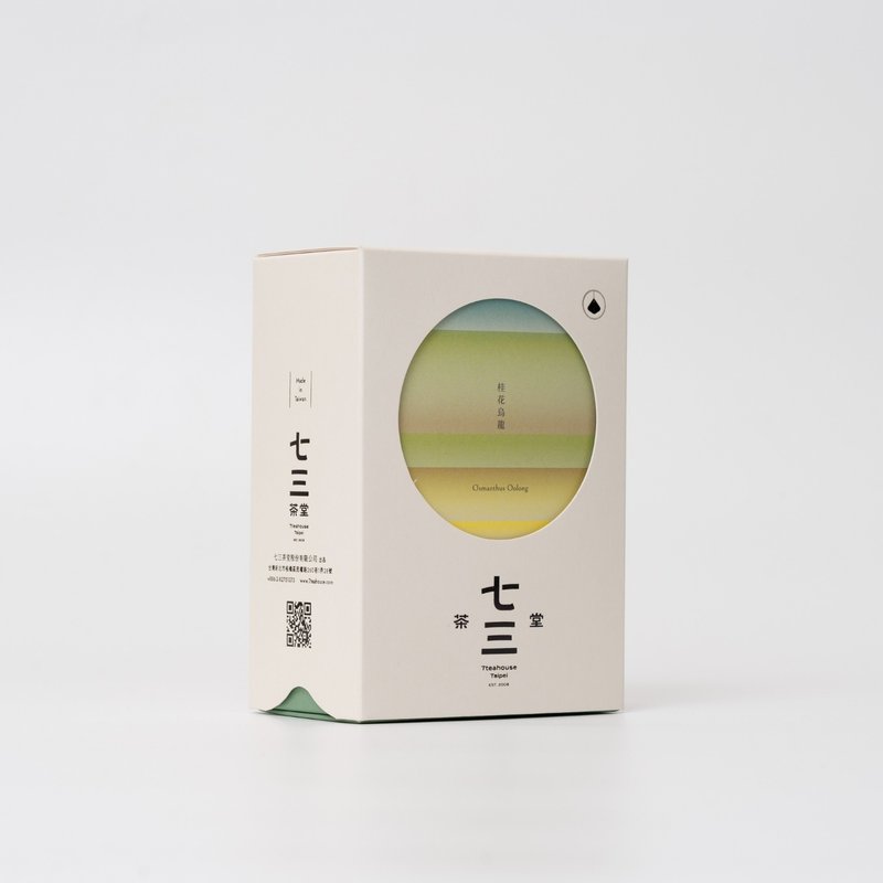 七三茶堂 立体茶包丨桂花乌龙 8单入–精装盒 - 茶 - 纸 白色
