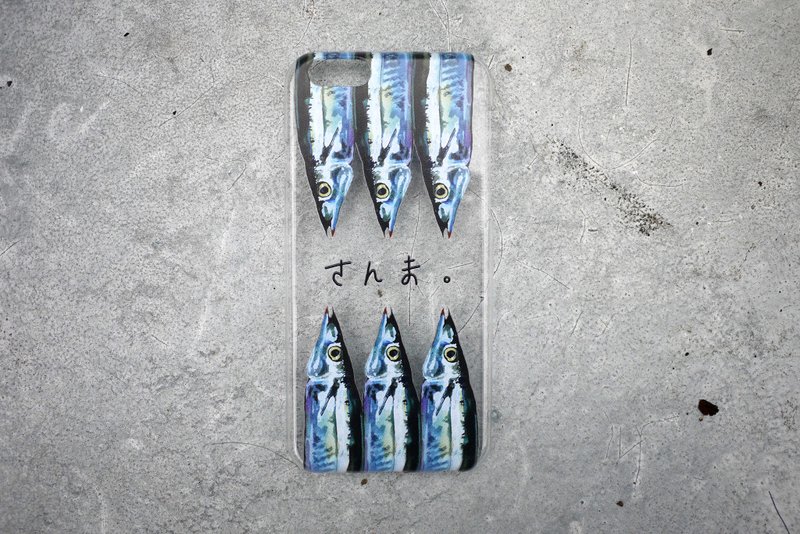 秋刀鱼透明手机壳 - 手机壳/手机套 - 压克力 白色