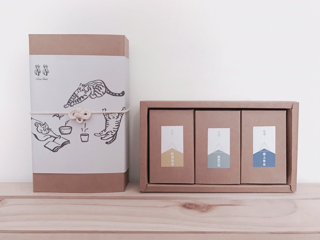 台湾茶礼盒组/盒情盒礼-第二种合情合理 - 茶 - 新鲜食材 白色