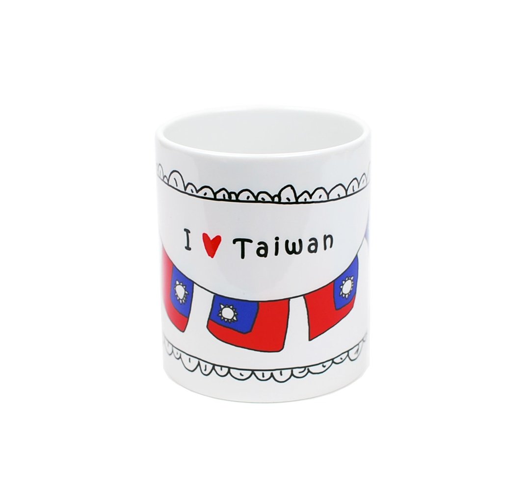 I LOVE TAIWAN---马克杯 - 咖啡杯/马克杯 - 陶 白色
