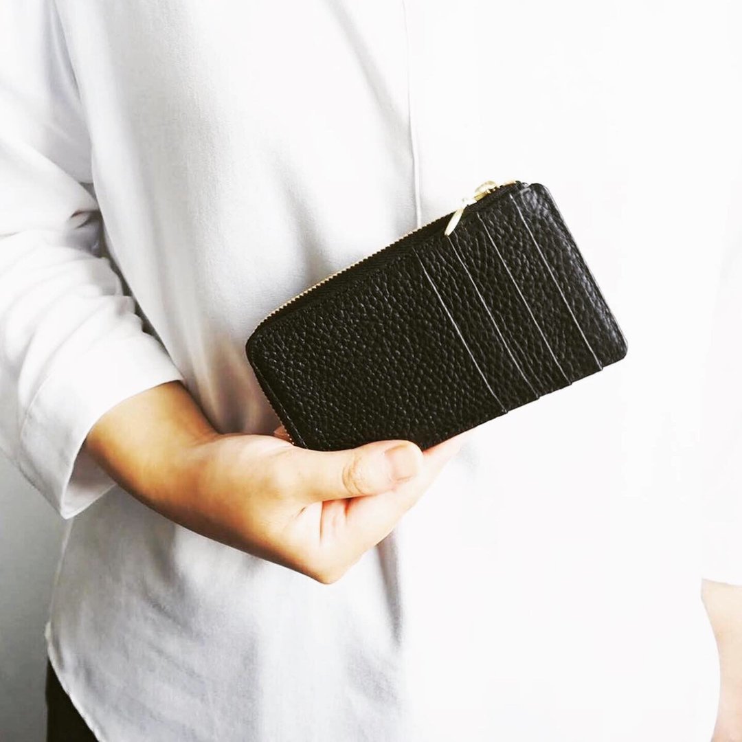 fragment wallet BLACK - 皮夹/钱包 - 真皮 黑色