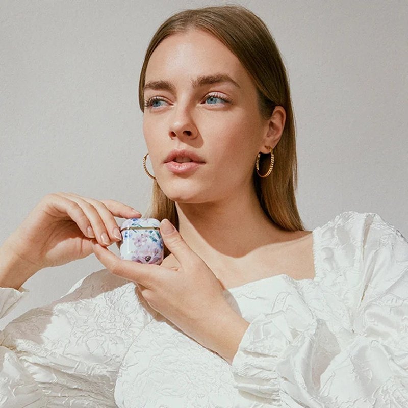 AirPods 3 / AirPods Pro 1 / 2 北欧时尚耳机保护壳-浪漫花语 - 耳机收纳 - 塑料 粉红色