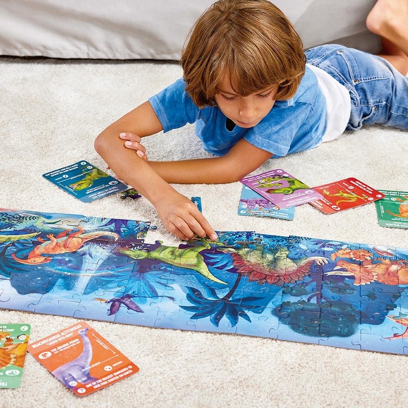 德国Hape 恐龙夜光拼图 - 玩具/玩偶 - 纸 多色