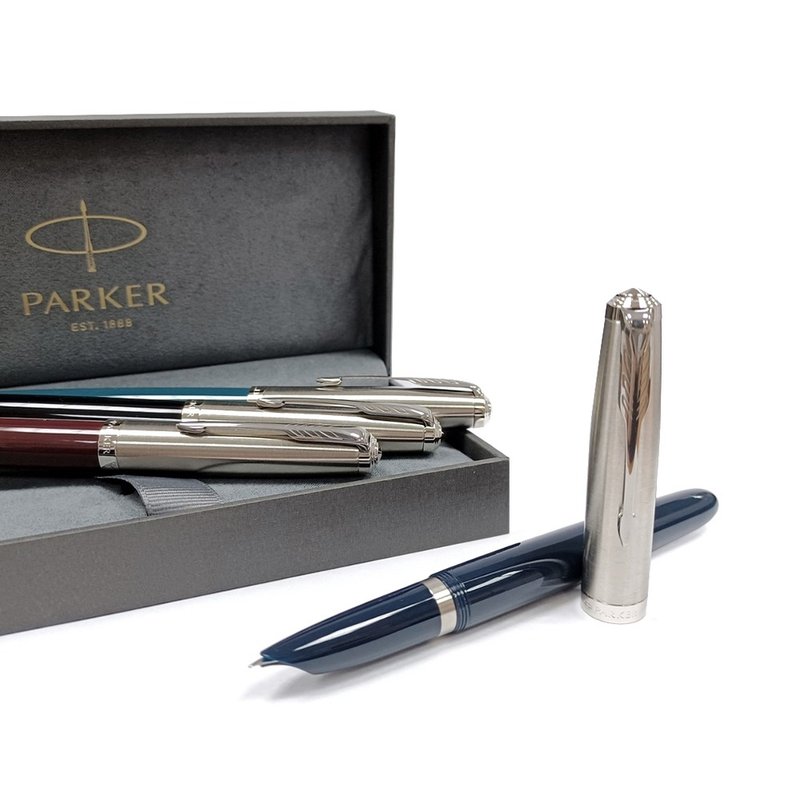 PARKER 51复刻版 不锈钢尖 红杆/黑杆/绿杆/蓝杆 钢笔 - 钢笔 - 其他金属 多色