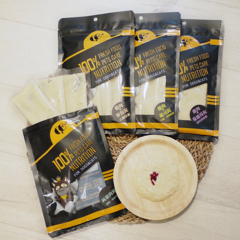 袋装肉泥 | Chee机能肉泥条 | 一袋三条入 随时补充水分营养 - 猫罐头/鲜食 - 新鲜食材 