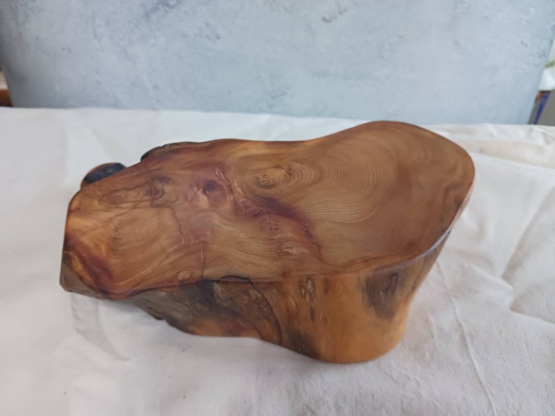 台湾桧木闻香展台 编号 S85 - 摆饰 - 木头 咖啡色