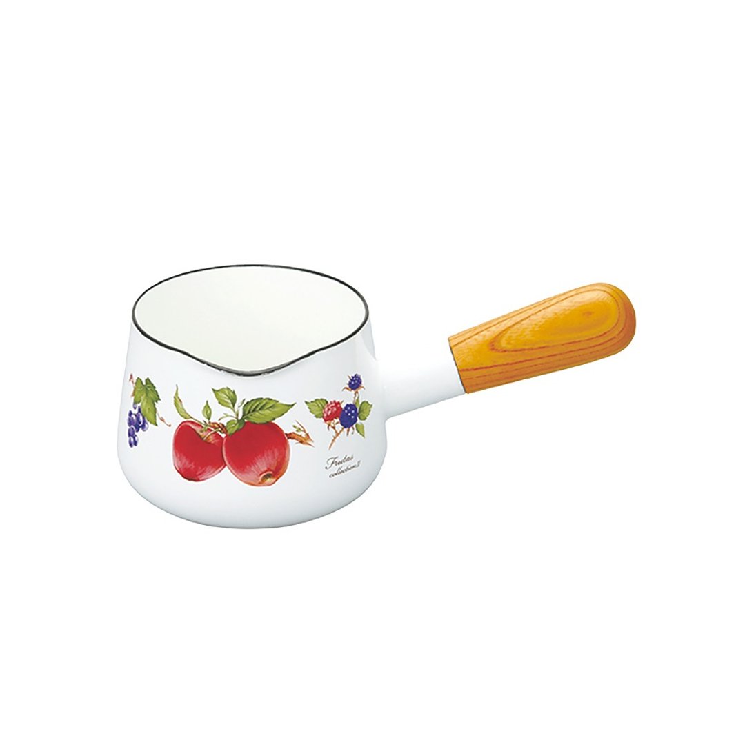FRUTAS 系列 珐琅钢单柄汤锅 12cm - 厨房用具 - 珐琅 